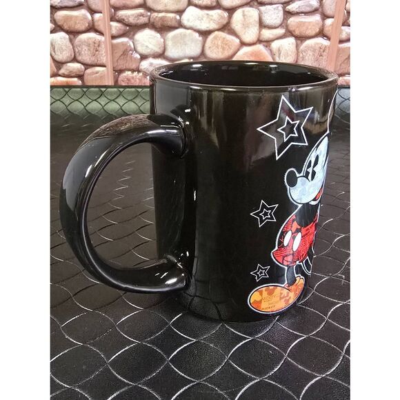 Disney World Orlando Jerry Leigh Black Mickey Mouse Mug - Picture 3 of 9